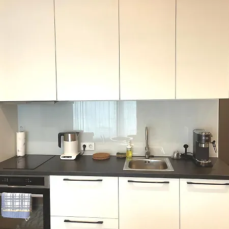 Jauna Teika Cosy 1bdr Apartment, Self Check-in Lägenhet *