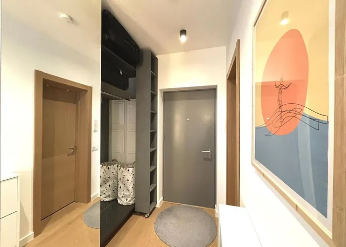 Jauna Teika Cosy 1bdr Apartment, Self Check-in Lägenhet