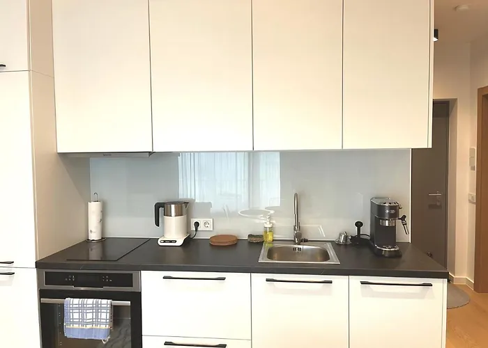 Jauna Teika Cosy 1bdr Apartment, Self Check-in Lägenhet *