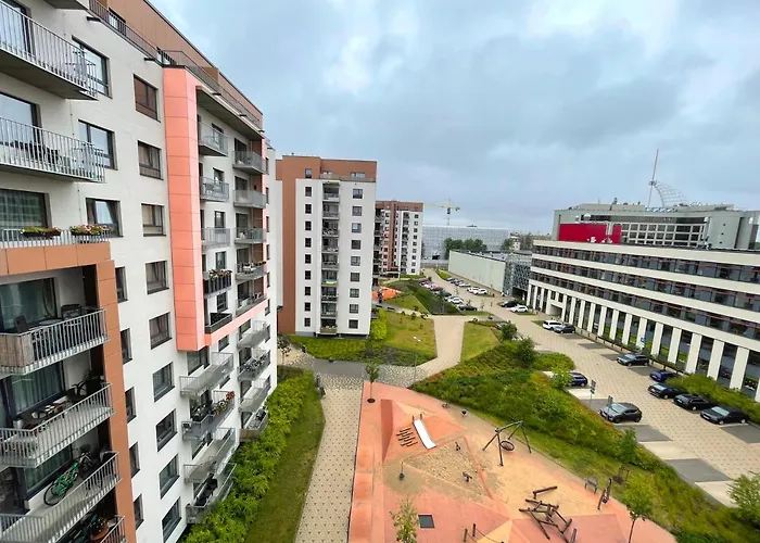 Jauna Teika Cosy 1bdr Apartment, Self Check-in Lägenhet *