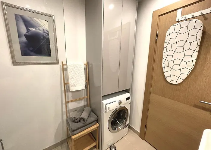 Jauna Teika Cosy 1bdr Apartment, Self Check-in Lägenhet *